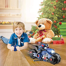 Load image into Gallery viewer, Liberty Imports 2.4Ghz RC Motorcycle Remote Control Stunt Drift Bike Racing Vehicle - (Blue)