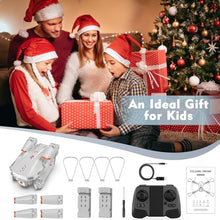 Load image into Gallery viewer, Mini Drone for Kids,Drones with Camera for Adults,Kids Drone with Gesture Control, One Key Start/Land, 3D Flips, Waypoints Fly, Headless Mode, 1080P HD FPV Foldable RC Quadcopter Toys Gifts for Boys