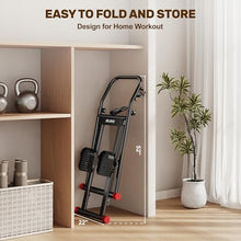 Load image into Gallery viewer, Stair Stepper for Home Gym Exercise, Compact Folding Cardio Exercise Climber for Full-Body Workout,-Black