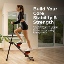 Load image into Gallery viewer, Sunny Health & Fitness Smart Foldable Stair Climber with Balance-Assist Cords - SF-S025005