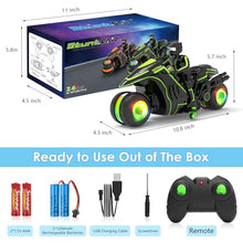 Load image into Gallery viewer, Remote Control Motorcycle, 2026 New Edition with RGB Color-Changing Wheels and Exclusive Sideways Glide