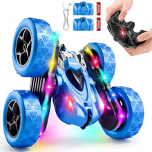 Load image into Gallery viewer, Zalneo Remote Control Stunt Car 4WD 360° Flip Double‑Sided RC Cars, LED Light Bar, USB‑C