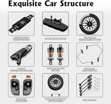 Load image into Gallery viewer, Fast Brushless RC Cars for Adults, Max 75mph Hobby Electric On-Road RTR with 9KG Metal Servo, Cyan