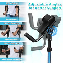 Load image into Gallery viewer, FUSHIDE Forearm Crutches for Adults, 3-Angle Adjustable Arm Crutches for Walking, Ergonomic Crutches for Men or Women, Disabled(1Pair)