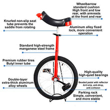 Load image into Gallery viewer, Adjustable Outdoor Unicycle with Alloy Rim, Outdoor Sports Fitness Exercise,Blue,24”