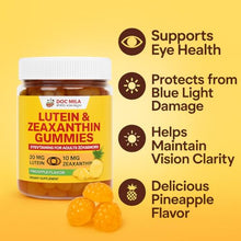 Load image into Gallery viewer, Doc Mila Lutein & Zeaxanthin Gummies – Eye Vitamins for Adults 50+ & Seniors – Eye Health Supplements for Over 50 Adults – Luteina y Zeaxantina para Los Ojos – 30 Chewable Gummy