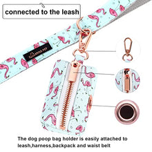Load image into Gallery viewer, ARING PET Dog Waste Bag Dispenser, Cotton Doggy Poop Bags Holders Attach to Any Leashes, Portable Washable Plaid Pet Waste Pouch Dispenser with Metal Zipper