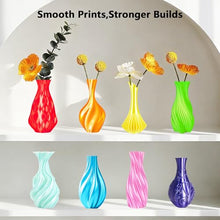 Load image into Gallery viewer, 1.75mm Silk Shiny PLA 3D Printer Filament 8 Bright Colors Bundle: Silk Yellow/Lime Green/Orange/Sky Blue/Pink/Cyan/Red/Purple, Each Spool 250g, Total 2Kg 3D Printing Material, 250g x 8 Spools