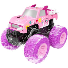 Load image into Gallery viewer, Threeking 1:16 Waterproof Pink RC Monster Truck Toys Amphibious Remote Control Car Pickup