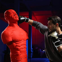 Load image into Gallery viewer, Punching Dummy, Durable Silicone Punching Bag with Large Stable Base for Adults & Kids, Freestanding Training Target for Boxing, Taekwondo, MMA, Home Gym(Red)