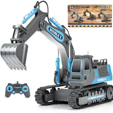 Load image into Gallery viewer, RC Excavators Rechargeable Battery Digger Hydraulic Construction Toys Vehicles