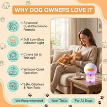 Load image into Gallery viewer, Dog Calming Diffuser – 1-Year Supply, Dual-Pheromone 15 Pack (3 Plug-in + 12 Refills) | Calming Pheromones Diffuser Kit for Anxiety, Barking, Chewing, Aggression, Indoor Urination & Separation Anxiety