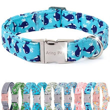 Load image into Gallery viewer, ARING PET Summer Dog Collar for Small Medium Large Boy Dogs-Blue Whale S