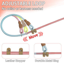 Load image into Gallery viewer, FOVRLZSE 3-Pack Macaron Nylon Dog Leashes, 5.2FT for Small Medium Dogs
