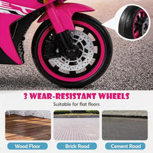 Load image into Gallery viewer, Kids Electric Motorcycle, 12V Electric Motorcycle on Car LED Lights, Music Player & Horn
