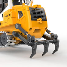 Load image into Gallery viewer, KidsFaves Pro-Grade Remote Control Bulldozer for Adult Metal Micro-Scale RC Construction Model with Leadscrew Loader System, Dual Battery Includes Portable Carry Case