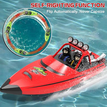 Load image into Gallery viewer, ARRIS Fast RC Jet Boat with Self-Righting, 2 Batteries High Speed Water Jet Pump, Weedless Safe Design for Pool Lakes Shallow Water