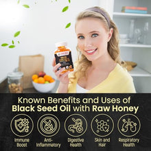 Load image into Gallery viewer, Doc Mila Organic Black Seed Oil Gummies 1500mg - Black Seed Oil Softgels Capsules with Honey, Pineapple Flavor - Gluten Free, Soy Free & Non-GMO