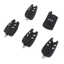Load image into Gallery viewer, CFTIGIW 4 Pcs Fishing Bite Alarm Pcs Receiver Indicator Sound LED Light Alert Fish Equipment Accessories Fish Bite AlarmFishing Bite AlarmLight Fishing AlertFishing