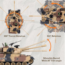 Load image into Gallery viewer, Supdex 1:18 RC Tank, 2.4Ghz US M60 Remote Control Tank Model , Battle Army Toy