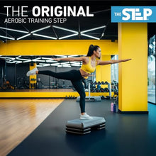 Load image into Gallery viewer, Freestyle STEP Exercise Step Platform, Circuit Size Stepper for Exercise at Home with 4 Stackable Risers for Height Adjustments
