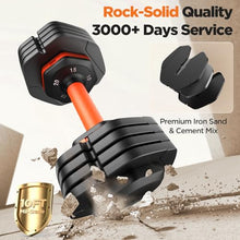 Load image into Gallery viewer, Adjustable Dumbbells Set 25LB, Weights Dumbbells Set 5/10/15/20/25lbs, dumbbell set 2 (25, Pounds)