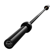 Load image into Gallery viewer, RitFit Elite 6.6ft Olympic Barbell, Robust 33lb Barbell for Weightlifting and Powerlifting, Superior Olympic Bar with Exceptional 900lbs Load Capacity, Weight Bar for 2” Standard Plates Black