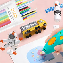 Load image into Gallery viewer, 3D Pen PCL Filament Refill, Only Fit for 3Doodler Start 3D Pen, PCL Filament Refill Pack by DO3D (10 Colors)
