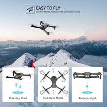 Load image into Gallery viewer, 4DRC V4 Foldable Mini Drone with Camera - 1080P HD Drone with Stable Hover, Gravity Control, Auto-Follow, Trajectory Flight,One Key Take Off, 2 Batteries