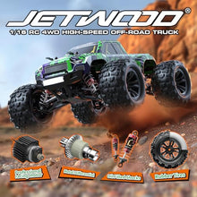 Load image into Gallery viewer, JRC Truck Gifts for Boys, Max 38 kph Offroad RC, JC16W with 2 Batteries