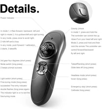 Load image into Gallery viewer, 2025 V17 Jet Fighter Stunt RC Airplane -【New Version】RC Plane, 2.4GHz Remote Control Airplane, 360° Stunt Spin Remote (Blue)