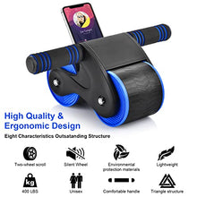Load image into Gallery viewer, Automatic Rebound Abdominal Wheel, Ab Roller Wheel with Automatic Rebound Assistance Resistance Springs