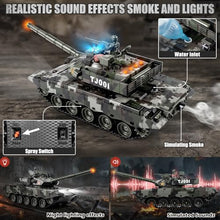 Load image into Gallery viewer, Supdex 1/24 RC Tank, Remote Control Chinese 99 Army Model Tank with Sound Effects, Lights and Smoke