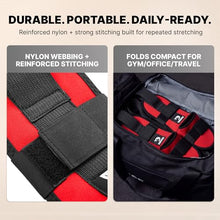 Load image into Gallery viewer, DMoose Fitness Foot & Calf Stretcher with Adjustable Padded Stretching Strap for Plantar Fasciitis, Hamstring, Heel Spurs and Achilles Tendonitis Relief - Yoga Leg Stretch Strap for Flexibility