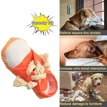 Load image into Gallery viewer, Dog Chew Toys,Creative Shoes Shape Squeaky Toy, Durable and Safe Dog Playing Toy Funny Shoes Sound Toy for Small and Medium Pets