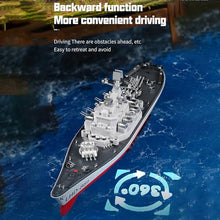 Load image into Gallery viewer, GoolRC Remote Control Warship RC Military Battleship, 1:390 Scale Remote Control Boat for Lakes and Rivers