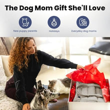 Load image into Gallery viewer, Rubyloo Puffer Dog Travel Bag for Dog Moms, Diaper Bag with Travel Bowls