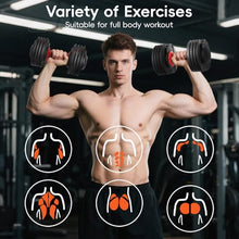 Load image into Gallery viewer, Upgraded Adjustable Dumbbells Set 25 lbs, 9 Weights Dumbbell Set