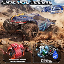 Load image into Gallery viewer, RC Monster Truck 40 KPH,All Terrain 4WD High Speed Dinosaur Truck