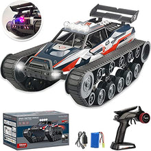 Load image into Gallery viewer, GoolRC RC Tank Car, 1/12 Scale 2.4GHz Remote Control Tank, 360?Rotating Off-Road RC Crawler Military Vehicle