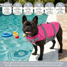 Load image into Gallery viewer, Doglay Dog Life Jacket with Rescue Handle, Dog Life Vest for Swimming Boating, Adjustable Reflective Puppy Swim Vest with Superior Buoyancy for Small Medium Large Dogs