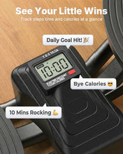 Load image into Gallery viewer, Merach Rocking Steppers for Exercise at Home, 3D Motion Stair Stepper with Resistance Bands for Full Body Workout & Low-Impact Balance Board, 330 LBS Loading Capacity Exercise Equipment(Black)