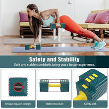 Load image into Gallery viewer, Adjustable Weight Dumbbells Set of 2, 3.4lb/5.7lb/8lb/10.3lb/12.6lb Each Hand Weight Sets for Women/Men, Adjustable Dumbbells Set for Home Gym Fitness Workout Strength Training