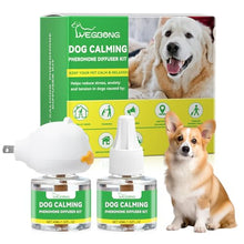 Load image into Gallery viewer, RAGOD Dog Calming Diffuser - Pheromone Dog Peeing Diffuser, 1 Plug in+ 1 Pack 45ml Trial Pack Dog Anxiety Relief Up to 30 Days
