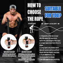 Load image into Gallery viewer, Perantlb 100% Poly Dacron Heavy Battle Rope - 1.5", 30' 40' 50' Lengths - Upgraded Durable Protective Sleeve - Gym Muscle Toning Metabolic Workout Fitness - Anchor Strap Kit Included (1.5" x 40 ft)