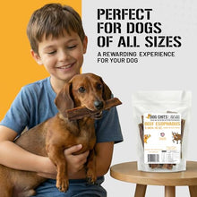 Load image into Gallery viewer, Dog Chits Beef Esophagus Chews for Dogs & Puppies - All Natural Single Ingredient - High Protein, Low Fat Beef Jerky Chew - Safe for All Breeds - Great for Joint - Dental Clean Crunch - 6 inch, 10 oz