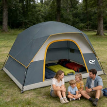 Load image into Gallery viewer, CAMPROS CP Tents for Camping 2/4/6 Person, Waterproof Windproof Dome Tent