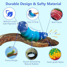 Load image into Gallery viewer, FurtasticFinds Indestructible Dog Toys for Aggressive Chewers, Tough Chew Proof Toy for Large Dogs, Squeaky Rubber Chew Toy with Beef Flavor for Boredom & Anxiety Relief (Blue)