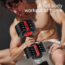Load image into Gallery viewer, TYZDMY Adjustable Dumbbells Set of 2,Free Weights Dumbbells Set,Adjustable Dumbbell Set,52.5 lbs pair 105 lbs