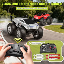 Load image into Gallery viewer, 1:16 RC Truck Remote Control Car, 4WD Waterproof Amphibious RC Car All Terrain Pickup,TIME4DEALS 2.4GHz Remote Monster Truck with 360° Rotating Standing Stunt Toy Truck for Kids Boys 6 7 8 9 10 11 12+